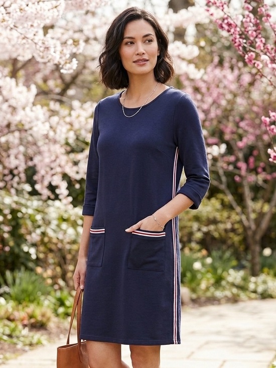 Yest Dresses & Skirts - Yest Sweater Midi Navy Blue Dress Size 4